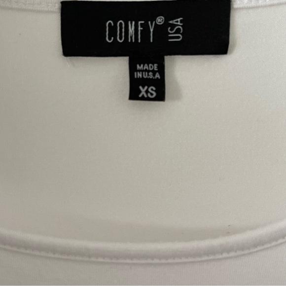 Comfy USA Elbow Sleeve Basic Tee - Picture 6 of 7